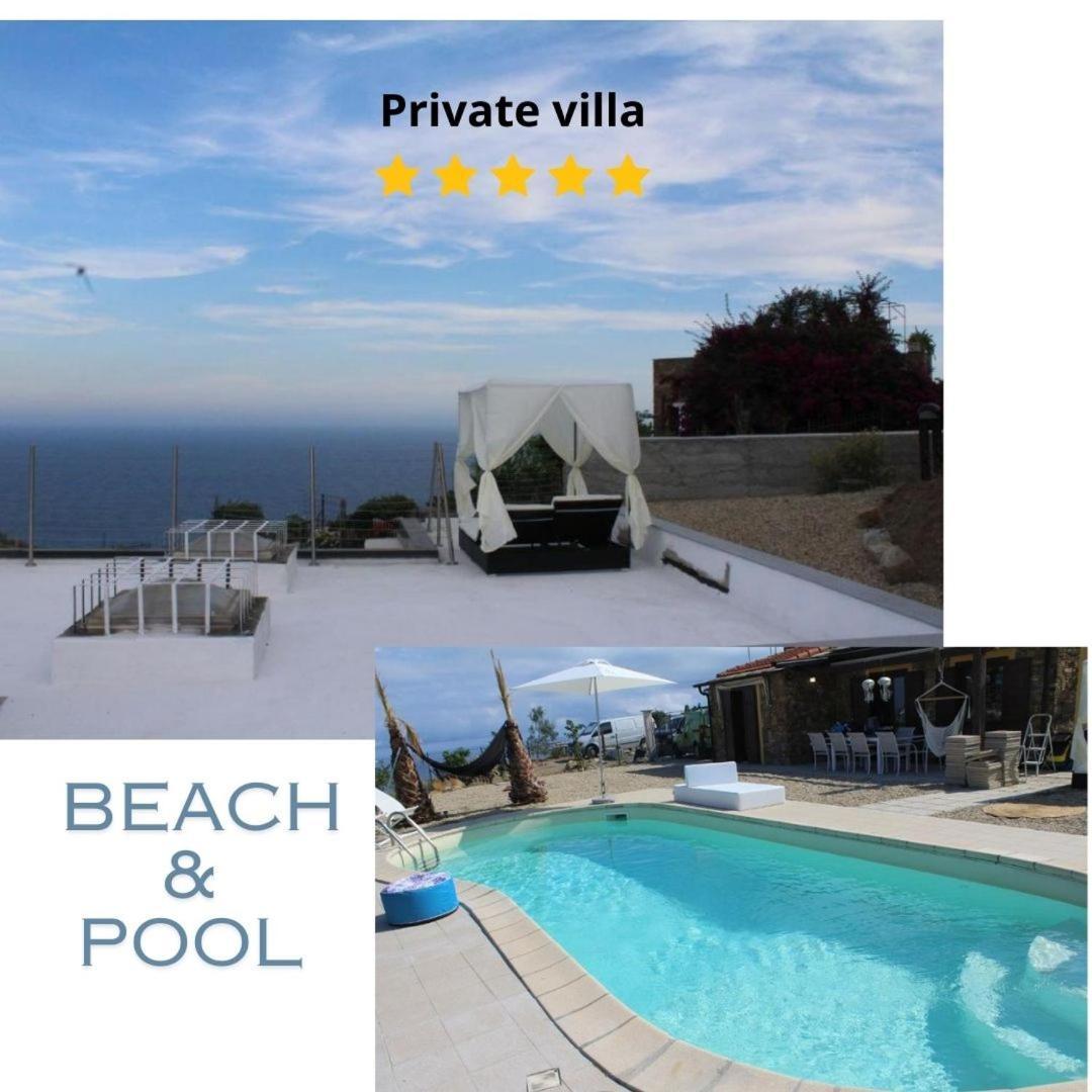 Villa Clicla - Pool, Sea,Hommock Swing And Laziness Imperia Luaran gambar